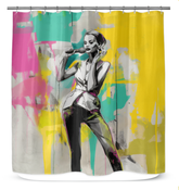 Abstract Vision Shower Curtain